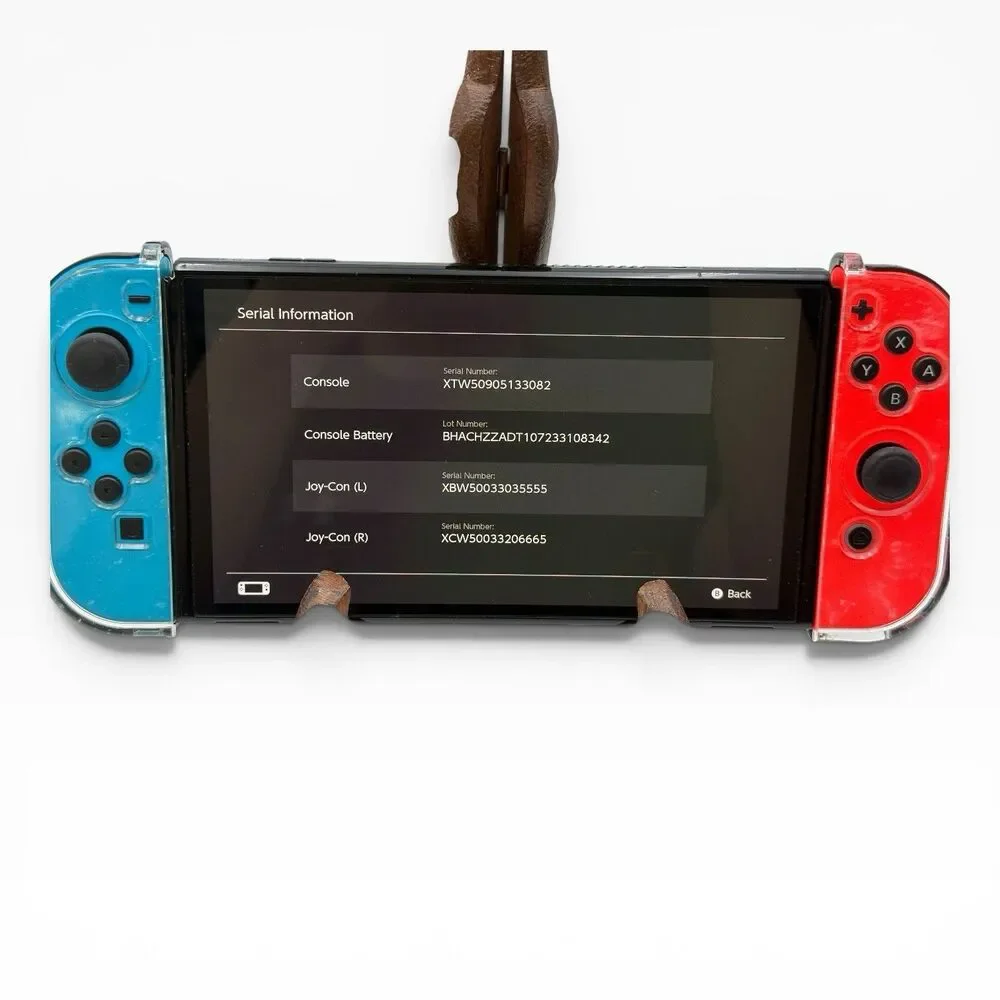 Nintendo - Switch OLED Handheld Console - 64GB Model:HEG-001 128GB Card, Charger